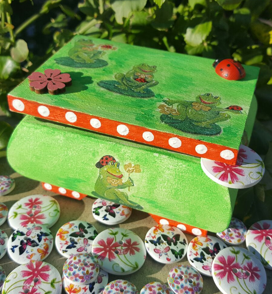 Beispiel Schatulle Frosch